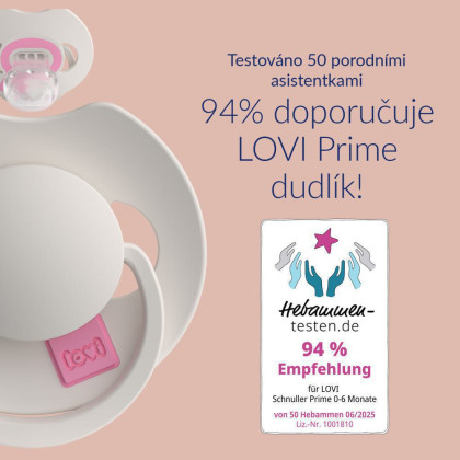 Dudlík silikonový dynamický Prime Tutti Frutti 0 - 6 m 2 ks Lovi