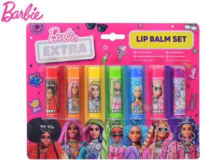 Barbie - sada balzámů na rty 7 ks