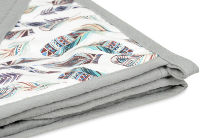 Mušelínová osuška s kapucí Design 85 x 85 cm Babymatex