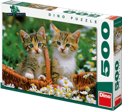 Puzzle Dvě koťátka 47x33cm 500 dílků