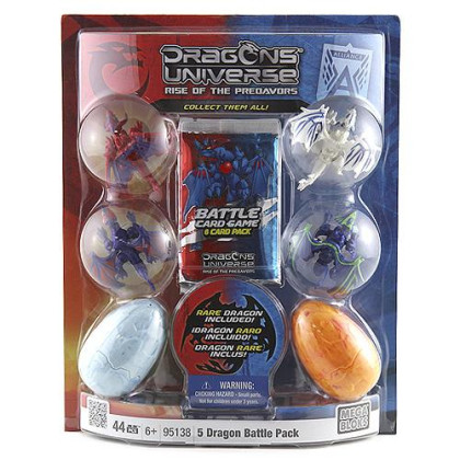 Stavebnice Dragons Universe Mega Bloks 2 mini dračí vejce mini