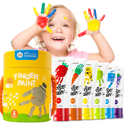 Prstové barvy 6 x 60 ml