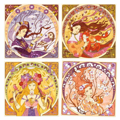 Djeco Inspirováno Alfons Mucha - Pískování
