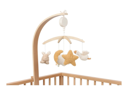 Hudební kolotoč dřevěný Newborn Naturals Little Dutch