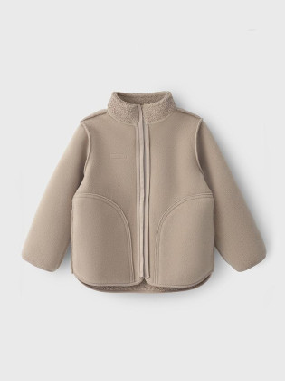 Fleecová bunda Theo Almond Milk Leokid