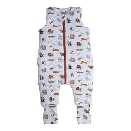 Spací pytel s nohavicemi Zoo bílý Esito