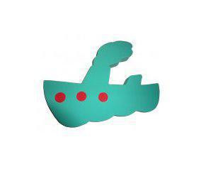 Plavecká deska Parník 400 x 270 x 38 mm