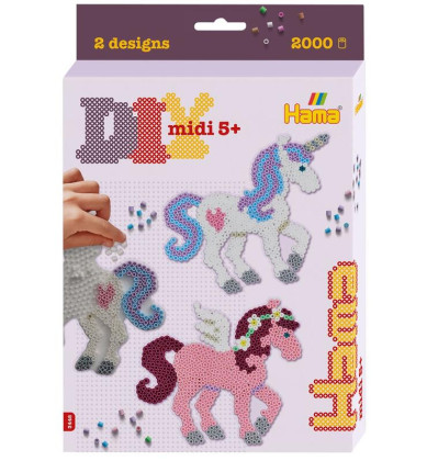 Dárkový box Kouzelní koníci MIDI Hama