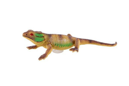 Zvířátko ještěři s přísavkou guma 22 cm