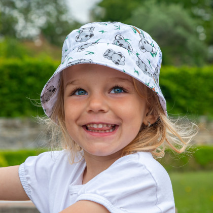 Dětský klobouk Koala Bílá Esito