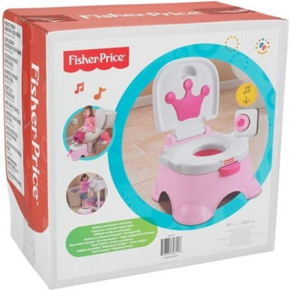 Fisher price Hrající a zpívající nočník 3v1 růžový