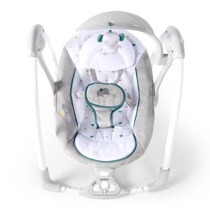 Houpačka konvertibilní vibrující s melodií Nash 2 v 1, 0 m+ do 9 kg Ingenuity