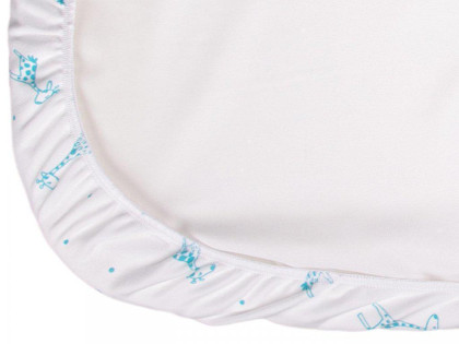 Bio-bavlněné prostěradlo do kočárku 35 x 75 cm
