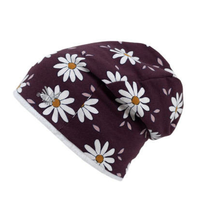 Zimní čepice spadená Daisy Vínová Esito
