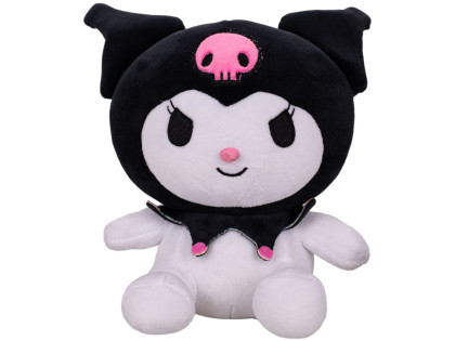 Kuromi plyšová 22 cm spandex sedící My Melody & Kuromi