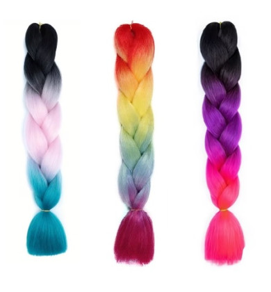 Pletený copánek Jumbo 60 cm FunCo