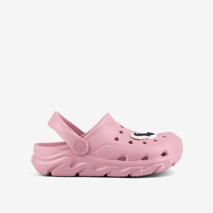 Dětské nazouváky clogsy růžové + amulet Cody Coqui