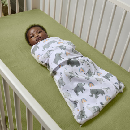 Zavinovačka bavlněná ulitka konvertibilní s volným rukávem Tog 1 SwaddleMe™ Ingenuity