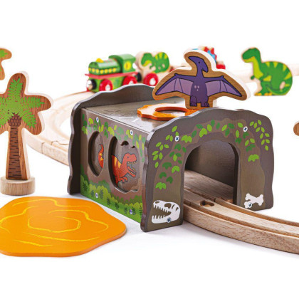 Dinosauří tunel T-Rex Bigjigs Rail