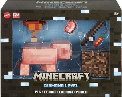 Minecraft Diamond level sběratelská figurka - Pig
