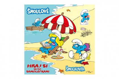 Samolepkové obrázkové album Šmoulové - Hraj si se samolepkami