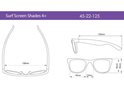 Brýle proti modrému světlu Surf 4+ Real Shades