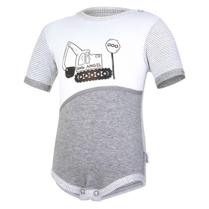 Body tenké Stavitel KR Outlast® - pruh bílošedý melír