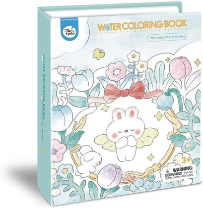 Kreativní kniha Malování vodovými barvami Pet Paradise Jarmelo