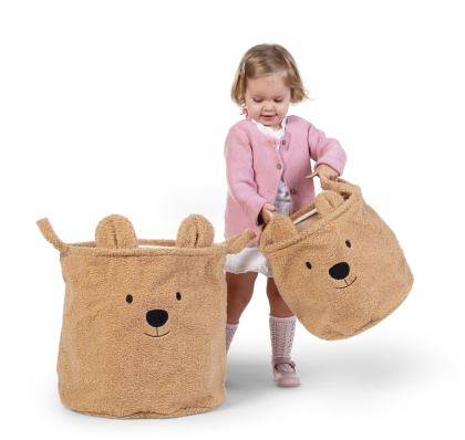 Koš na hračky Teddy Beige 40 x 40 x 40 cm Childhome