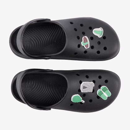 Amulety - ozdoby na boty Amuletz Relax, renew, refresh mix Coqui