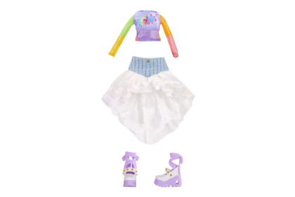 Rainbow High Junior Fashion panenka v rockové kapele