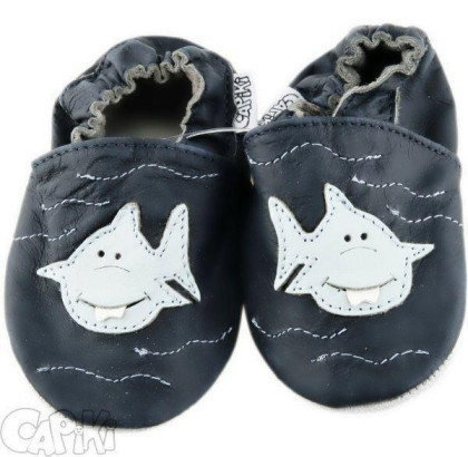 Kožené capáčky 18-24 m (22/23) 15,5 cm Capiki