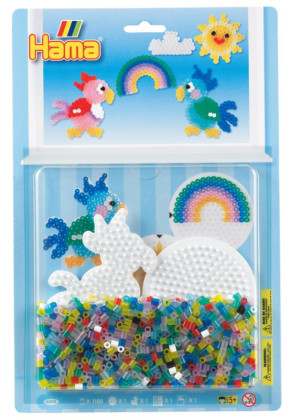 Korálkový set Papoušci MIDI Hama