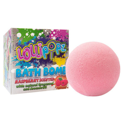 Šumivá koule do vany Lollipopz vůní maliny