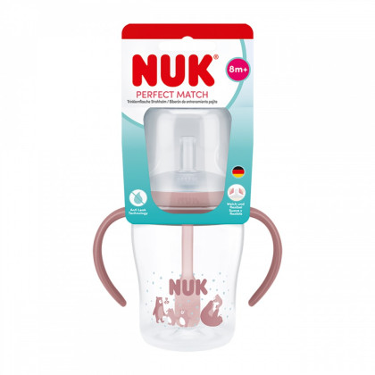 Kojenecká láhev na učení s brčkem 150 ml NUK Perfect Match