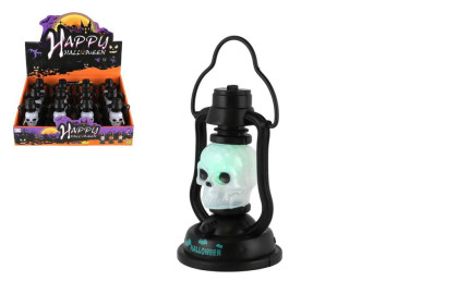 Mini lampička/svítilna strašidelná Halloween se světlem a zvukem