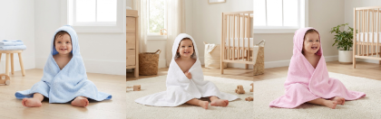 Dětská froté osuška s kapucí 100x100 cm New Baby 