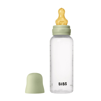Antikoliková láhev s kaučukovým dudlíkem 270 ml Bibs