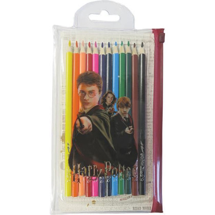 Pastelky v PVC kapse Harry Potter
