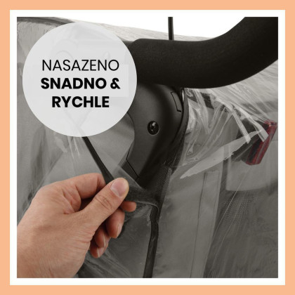 Pláštěnka na cyklovozík Bike N Walk Duo Hauck