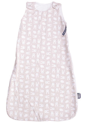 Letní spací pytel se zipem na boku zajíc béžový