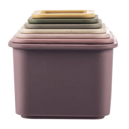 Silikonové stohovací kalíšky Multicolor