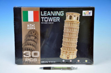 Pěnové puzzle 3D Šikmá věž Pisa 30 dílků