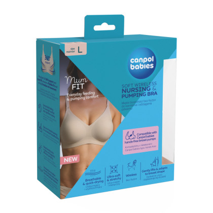 Podprsenka na kojení a odsávání MumFIT Canpol babies