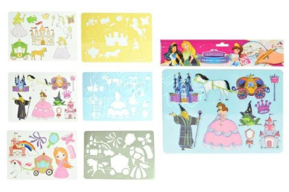 Kreslící šablony princezny a koně