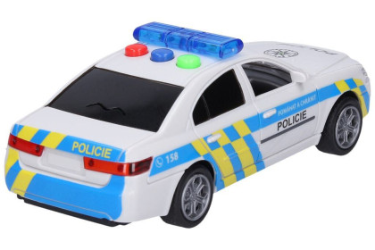 Auto policejní s efekty 15,5 cm