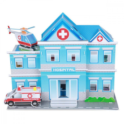 3D puzzle - Nemocnice Fiesta Crafts