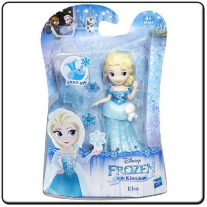 Frozen malé panenky - Elsa v zelených šatech