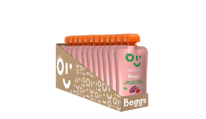 BIO Batáty a jablka (120 g) 12 ks Beggs