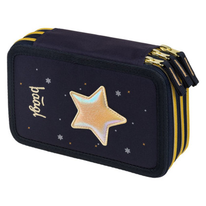 Školní penál třípatrový Unicorn Gold Baagl